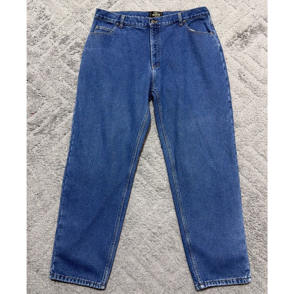 RedHead Jeans Mens 40x32 Flannel Lined Tapered Mid Rise Med Stonewash